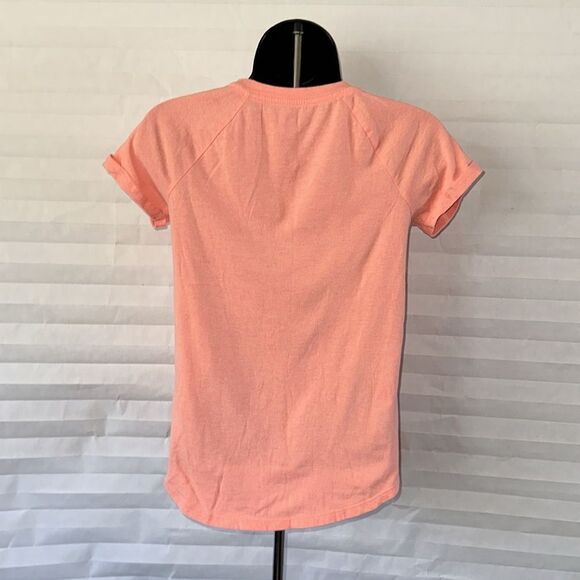 Cat & Jack Girls Unicorn Sequin T-Shirt Size 10-12 Orange Short Sleeve Tee Top - Picture 2 of 3